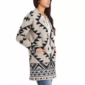 Frye Cozy Jacquard Cardigan D2